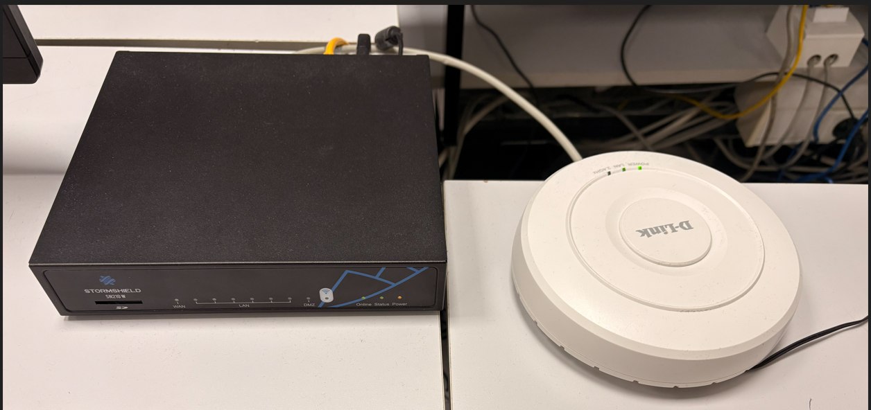 Installation de la borne Wifi