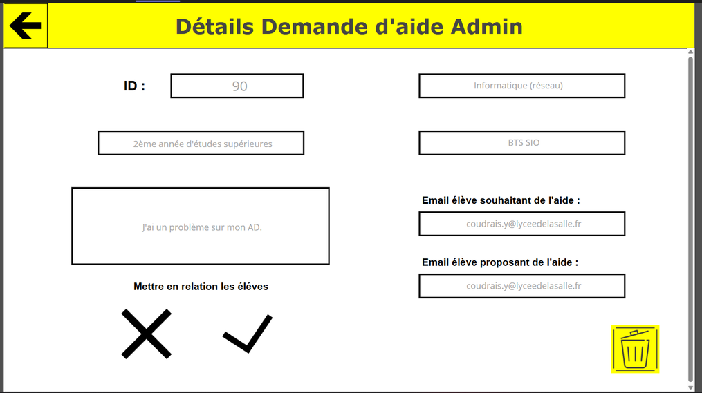 Exemple de mail automatique